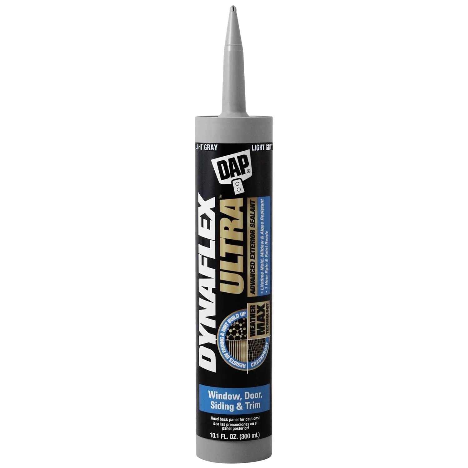 DAP Dynaflex Ultra Advanced Exterior Sealant Light Gray 10.1 Oz | Weather Max Technology — Light Gray