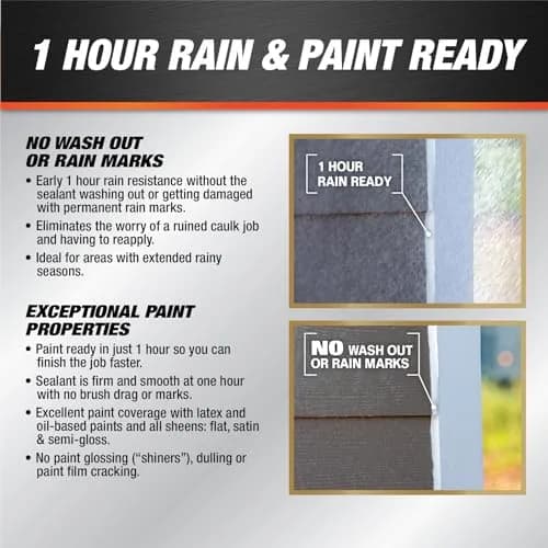 DAP Dynaflex Ultra Advanced Exterior Sealant Light Gray 10.1 Oz | Weather Max Technology thumbnail 4
