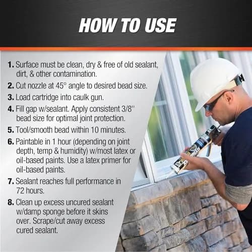 DAP Dynaflex Ultra Advanced Exterior Sealant Light Gray 10.1 Oz | Weather Max Technology thumbnail 2