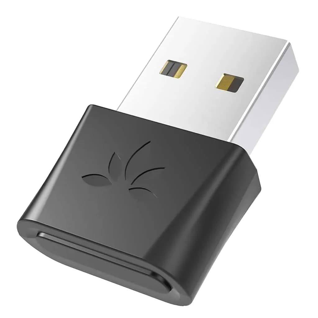 Avantree DG80 Wireless Bluetooth 5.3 Adapter for PS5 & Gaming Consoles | High-Fidelity, Low Latency, 100ft Range — Black