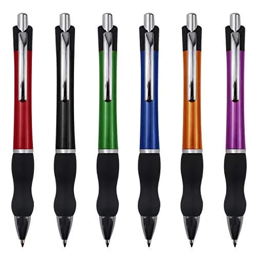 MiSiBao Retractable Ballpoint Pens Black Ink 1mm Medium Point | Smooth, Refillable, for Office & School (140mm) thumbnail 1