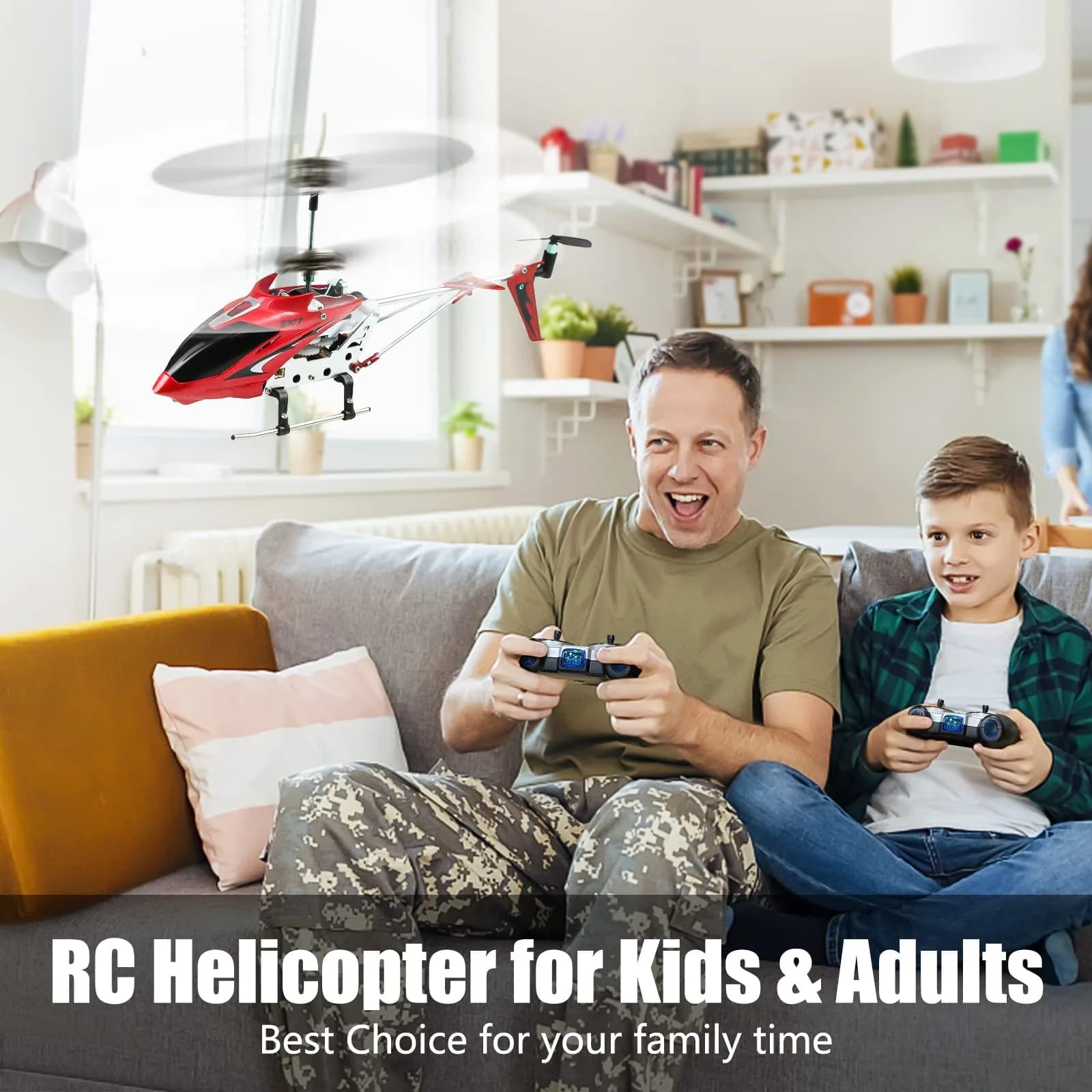 Cheerwing S107G Phantom Mini RC Helicopter 16.8cm (6.6in) | 3-Channel Indoor Toy with Gyro - view 2