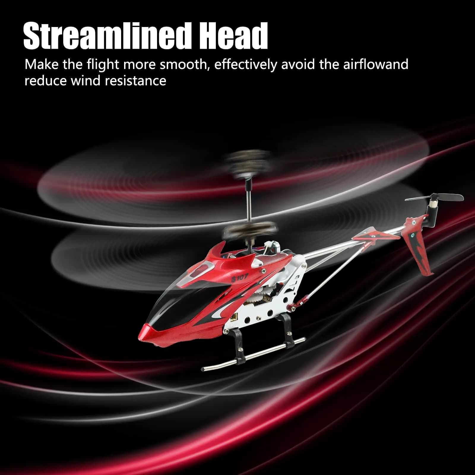Cheerwing S107G Phantom Mini RC Helicopter 16.8cm (6.6in) | 3-Channel Indoor Toy with Gyro - view 4