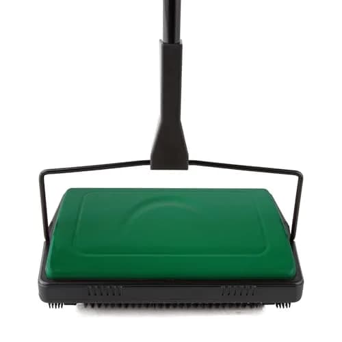 Yocada Manual Carpet Sweeper Green | Easy Use for Low Carpets, Rugs & Pet Hair thumbnail 1