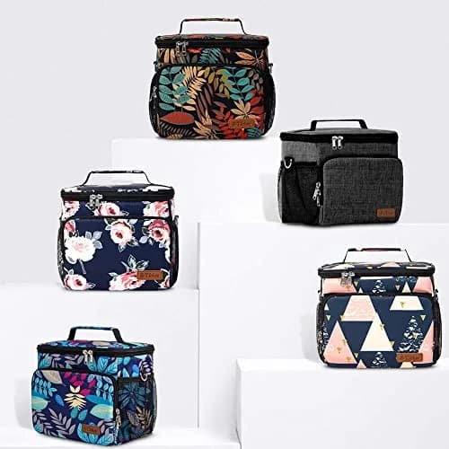 Tiblue Insulated Lunch Bag for Women/Men - Reusable Cooler Bag with Adjustable Shoulder Strap (Medium, Brave Ocean Camouflage) thumbnail 9