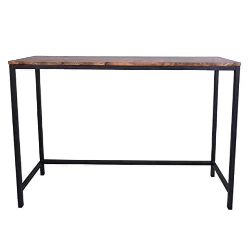 HOMERECOMMEND Console Table for Entryway Narrow Sofa Tables, Rustic Brown 105.5cm (41.54") | Sturdy Metal Frame & Wood Top thumbnail 5