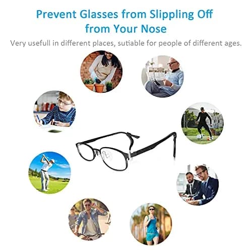 Mcyye Eyeglasses Ear Grips Silicone Anti Slip Retainer for Kids & Adults | Keep Glasses from Slipping thumbnail 3