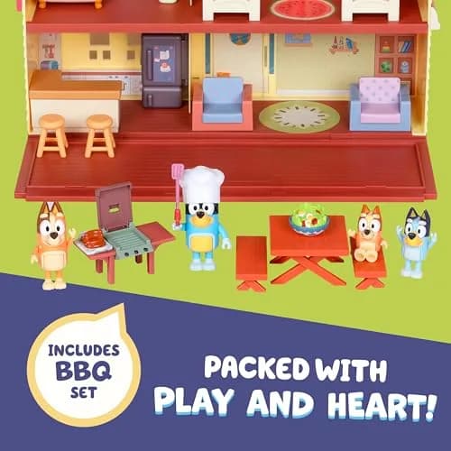 Bluey Family Home & BBQ Playhouse Mega Bundle with Figures & Furniture | Ages 3-5 thumbnail 5
