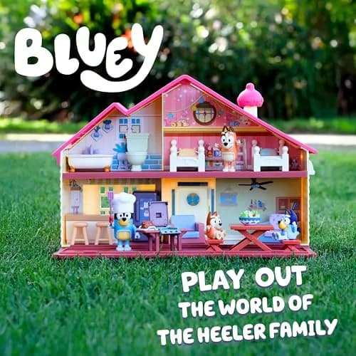 Bluey Family Home & BBQ Playhouse Mega Bundle with Figures & Furniture | Ages 3-5 thumbnail 2