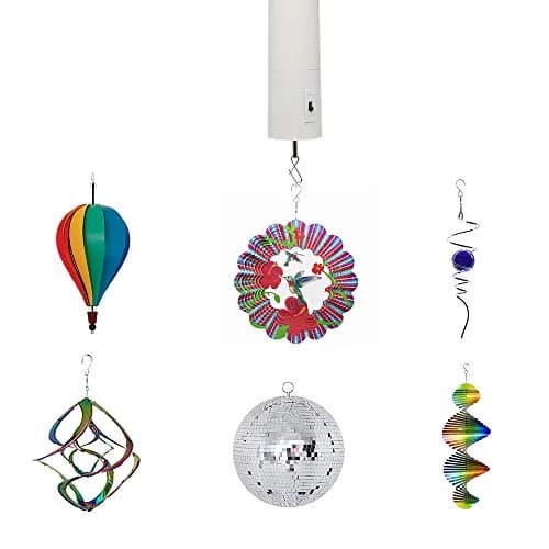 FENELY Battery Operated Wind Spinner Motor 2 Pack | 1.7 inches Diameter, 4.5 inches Long, 0.2 kg thumbnail 4
