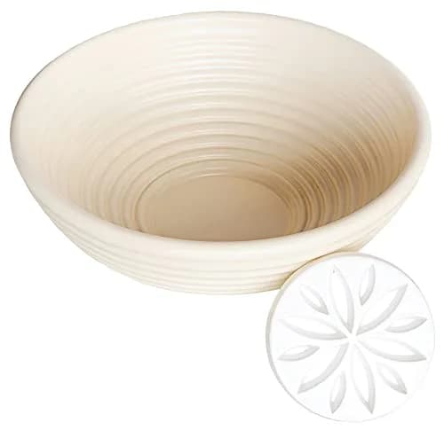 Talisman Designs Bread Proofing Basket with Embosser | 9-Inch Round Dough Rising Bowl | Perfect Crust & Artisan Loaves thumbnail 9