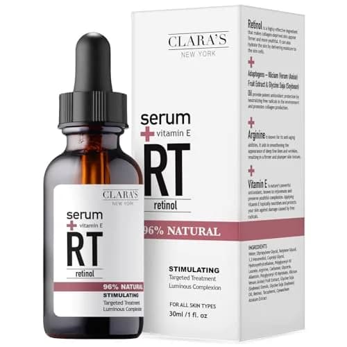 CLARA'S NEW YORK Retinol Facial Serum with Vitamin E | Hydrating & Firming 30ml thumbnail 1
