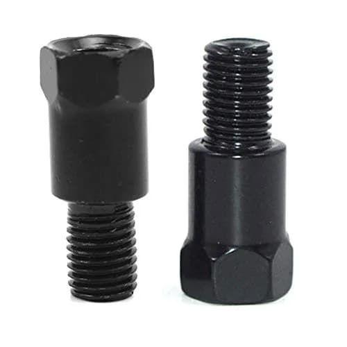 SEMIMO Motorcycle Mirror Mount Adapter 10mm RH to 8mm RH Screws (2-Pack) | Universal Fit for Bikes thumbnail 1