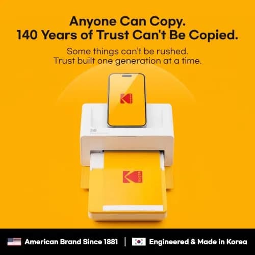 KODAK Dock Plus 4x6 Photo Printer with Docking Station & 50 Sheets | Smartphone Compatible, 4PASS Dye Sublimation, Water & Fade Resistant thumbnail 5
