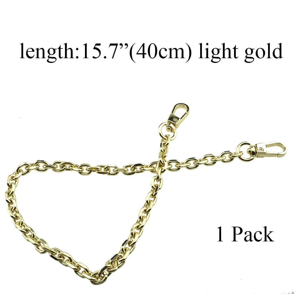 HAHIYO Mini Pochette Purse Chain Strap 15.7 Inches Light Gold | Slim Wide 6mm for LV thumbnail 5