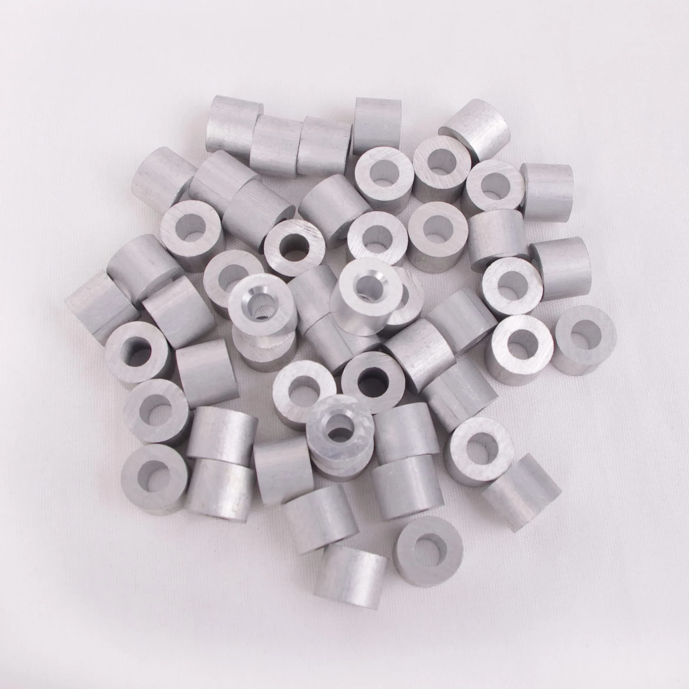 HIGOOD Wire Rope Stop Sleeve 3/16" Aluminum Alloy PK 50 | Strong Cable Fixing Solution - main product image