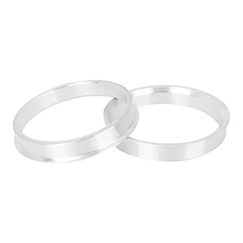 X AUTOHAUX 60.1mm to 54.1mm Aluminium Alloy Hub Centric Rings (4-Pack, Silver Tone) | Eliminate Steering Vibrations thumbnail 7