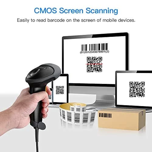 Eyoyo EY-H2 Handheld USB Wired 2D Barcode Scanner 16cm (6.29in) | POS Mobile Payment Reader thumbnail 4