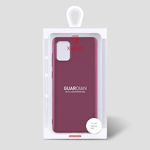 X-level Galaxy A51 Case Slim Fit Red | Ultra Thin TPU Cover with Perfect Fit thumbnail 7