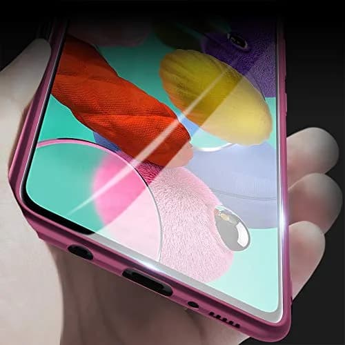 X-level Galaxy A51 Case Slim Fit Red | Ultra Thin TPU Cover with Perfect Fit thumbnail 2