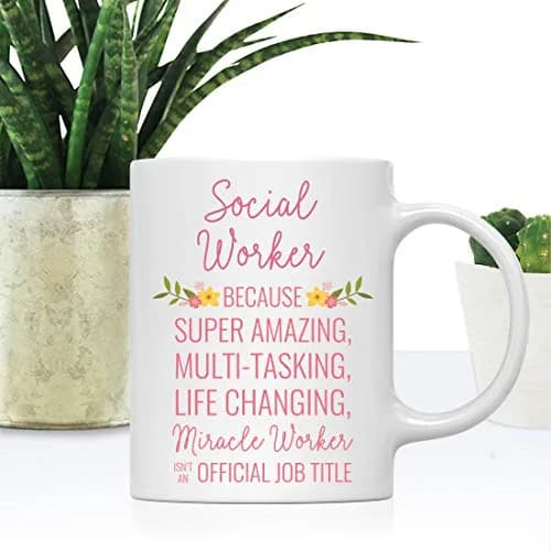 Andaz Press 11oz Coffee Mug Gift for Women, Floral Flowers | Humorous, Durable Ceramic Mug thumbnail 2