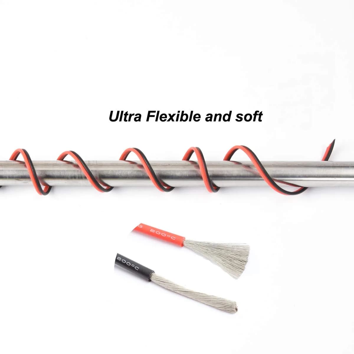 Haerkn 16 AWG Silicone Wire 2 Colors 66 ft (33m) | Ultra Flexible Tinned Copper - view 3