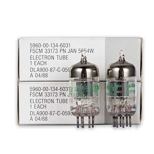 Douk Audio Matched Pair GE JAN 5654W Vacuum Tubes Upgrade for 6AK5 6J1 6Ж1 EF95 6J1P (2-Pack) thumbnail 4