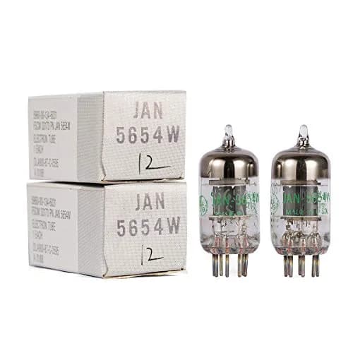 Douk Audio Matched Pair GE JAN 5654W Vacuum Tubes Upgrade for 6AK5 6J1 6Ж1 EF95 6J1P (2-Pack) thumbnail 3