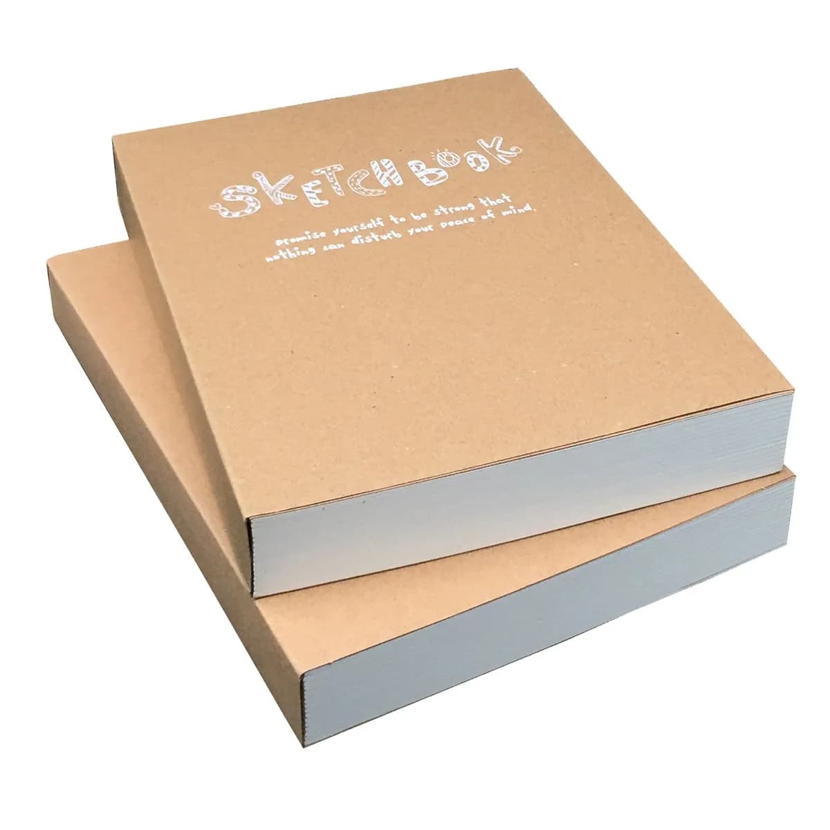 CooLeathor Kraft Cover Drawing Notebook & Sketchbook 200x280mm | 125g Thick Paper for Art & Sketching thumbnail 1