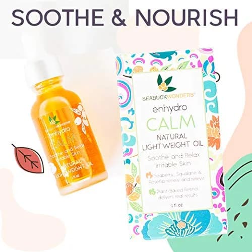 SeabuckWonders Omega 7 Sea Buckthorn Enhydro Calm Oil Serum, 1 Fl Oz | Nourishing & Soothing for Sensitive Skin thumbnail 2