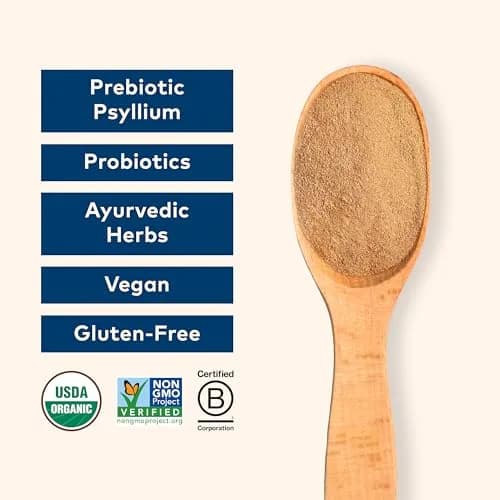 ORGANIC INDIA Psyllium Husk Powder 10 Oz | USDA Organic, Gluten Free, Dietary Fiber Support thumbnail 2
