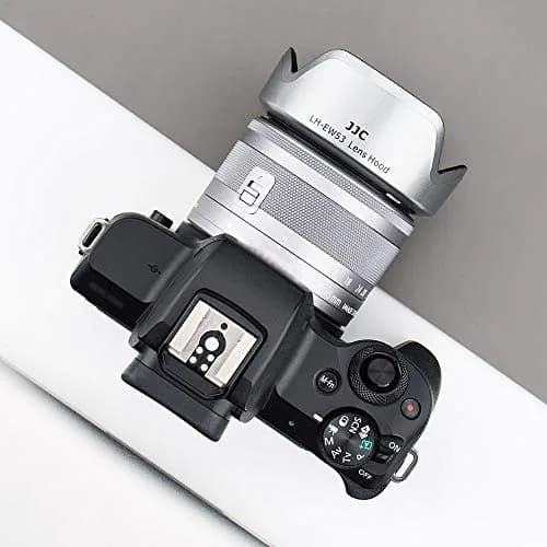JJC Lens Hood Shade for Canon EF-M 15-45mm & RF-S 18-45mm Lenses | Replaces EW-53, 49mm Filter Compatible, Silver thumbnail 9
