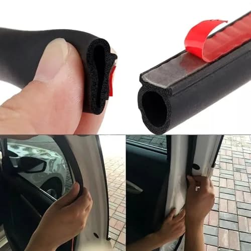 GoldWheel D-Shape Weather Stripping 6.1m (20ft) | Heavy Duty EPDM Rubber Seal for Doors & Windows thumbnail 5