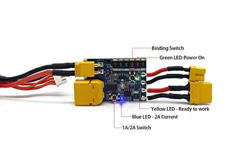 VIFLY ShortSaver V2 Smart Smoke Stopper Electronic Fuse | Fast RC Protection, 1A/2A Threshold, XT60 & XT30 Connectors thumbnail 2