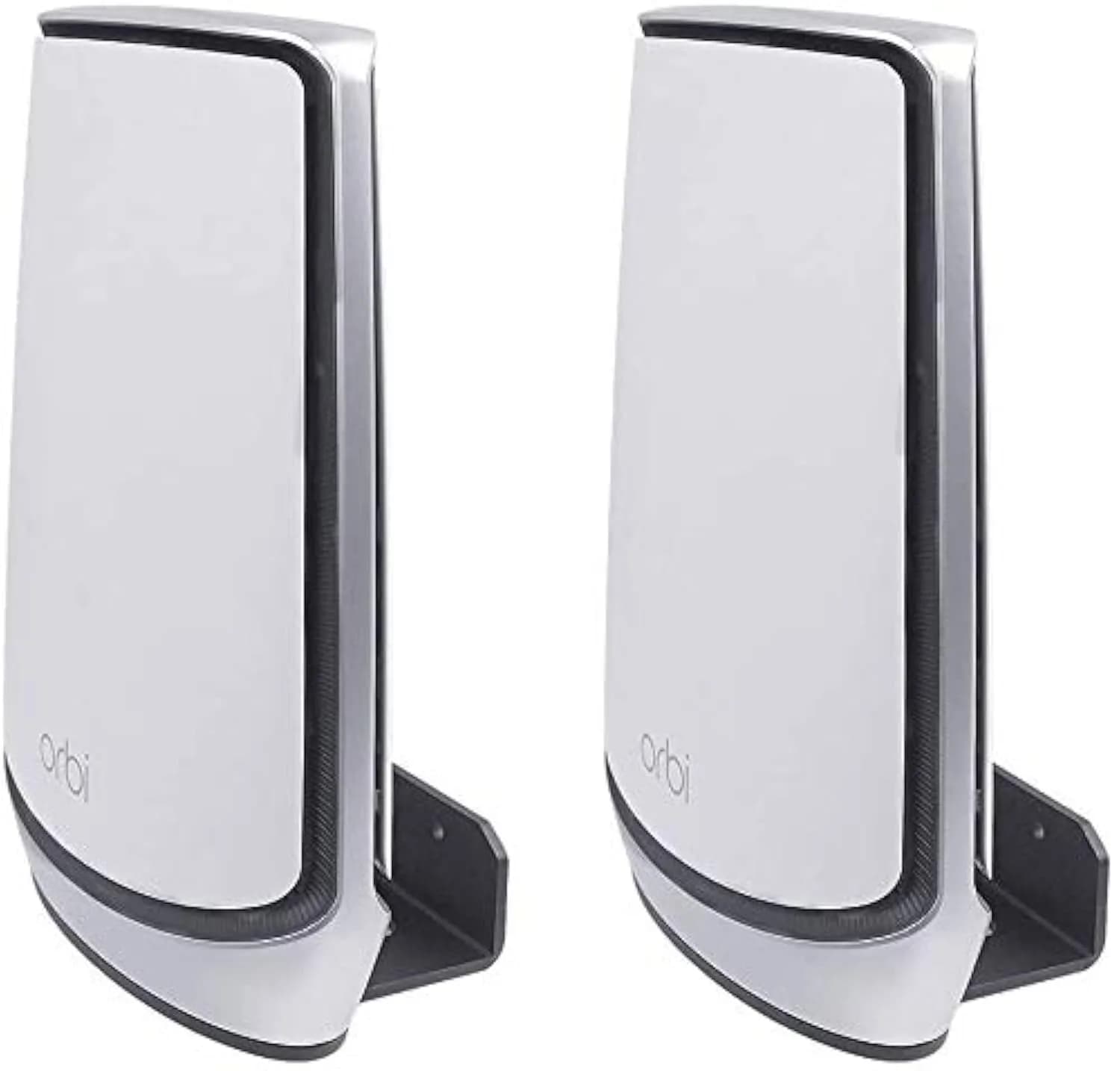 VOMENC WiFi 6 Wall Mount Holder for Orbi Mesh WiFi 6 System | Metal Wall Mount Compatible with RBK850, RBK852, RBS750 (2 Pack) - main product image