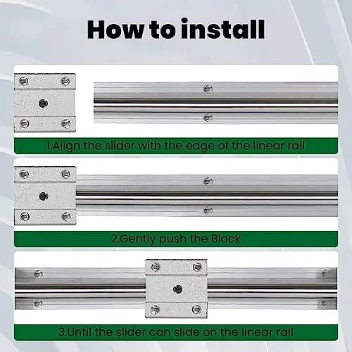 CHUANGNENG Linear Rail SBR12 600mm | Fully Supported Guide for CNC & Automation thumbnail 6