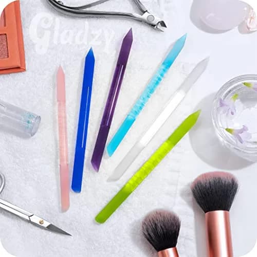 Gladzy Glass Cuticle Pusher & Remover Stick - Professional Czech Crystal Nail Tool | 160mm (6.3 inch) thumbnail 8