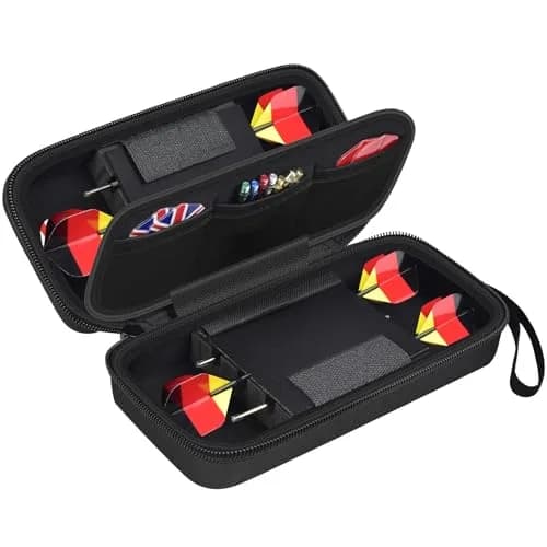 GWCASE Dart Case for 6 Steel Soft Tip Darts | Large Storage & Shockproof Design thumbnail 1