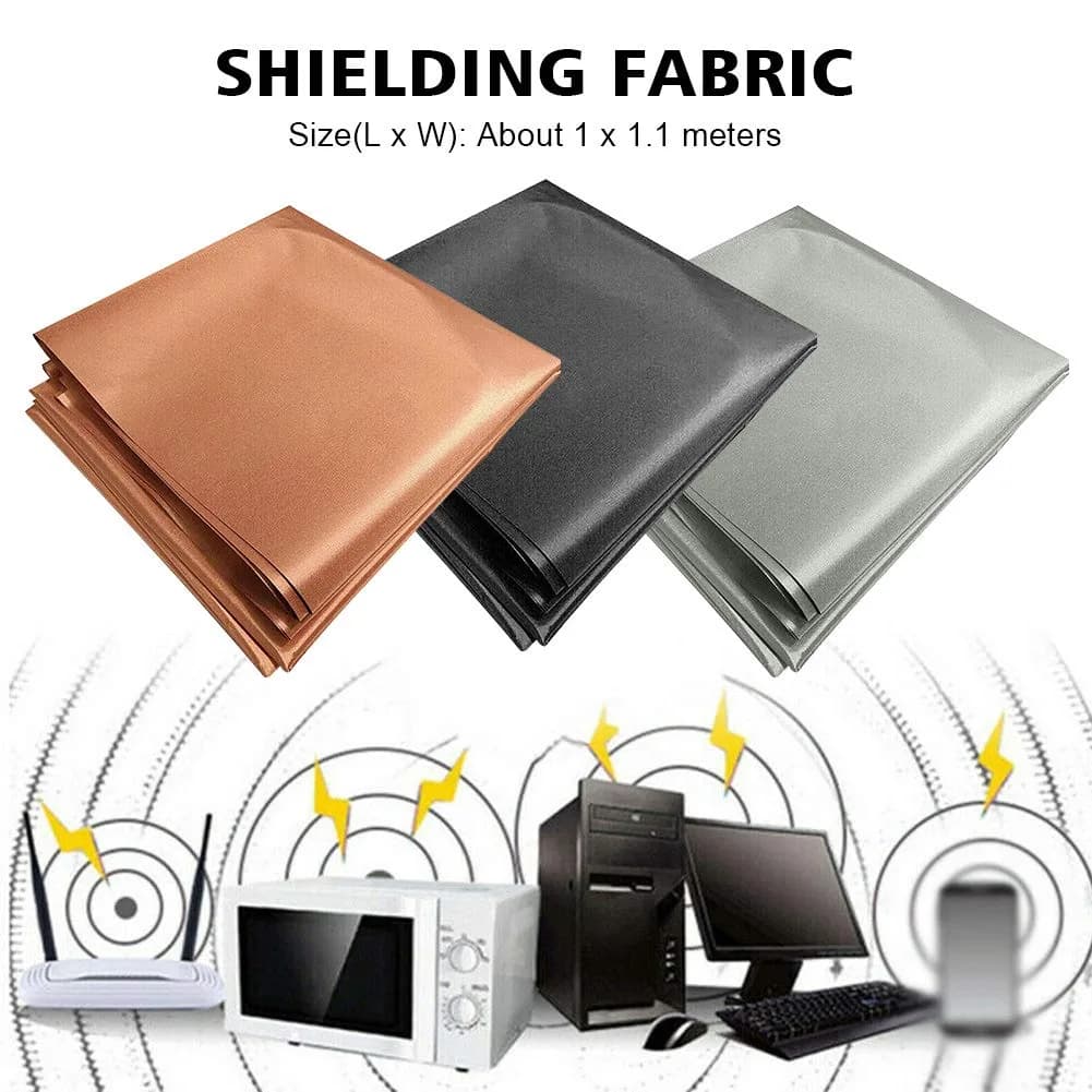 Erthree RF Shielding Fabric, RFID Blocking Material 1.1m x 1m | Blocks Cell, WiFi, GPS Signals - view 3