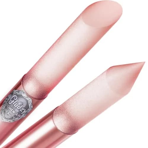 Gladzy Glass Cuticle Pusher - Crystal Glass Cuticle Remover - Professional Nail Care Tool - 160mm (6.3in) thumbnail 1