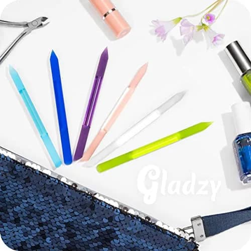 Gladzy Glass Cuticle Pusher - Crystal Glass Cuticle Remover - Professional Nail Care Tool - 160mm (6.3in) thumbnail 8