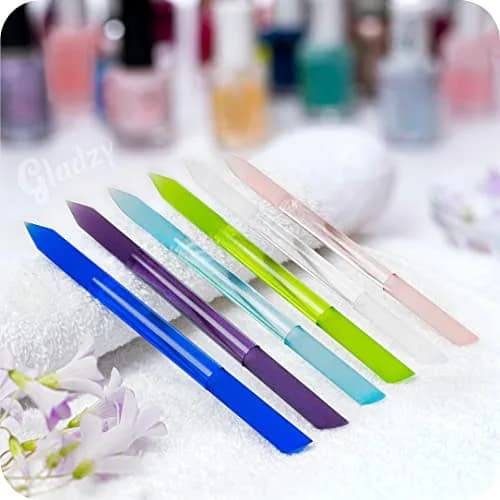 Gladzy Glass Cuticle Pusher - Crystal Glass Cuticle Remover - Professional Nail Care Tool - 160mm (6.3in) thumbnail 9