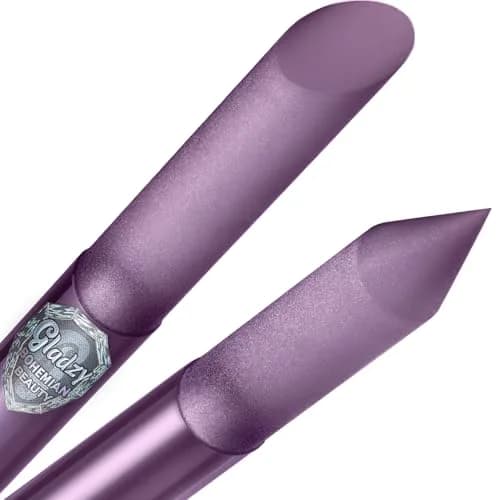 Gladzy Glass Cuticle Pusher - Manicure Stick Violet | 160mm (6.3in) thumbnail 1