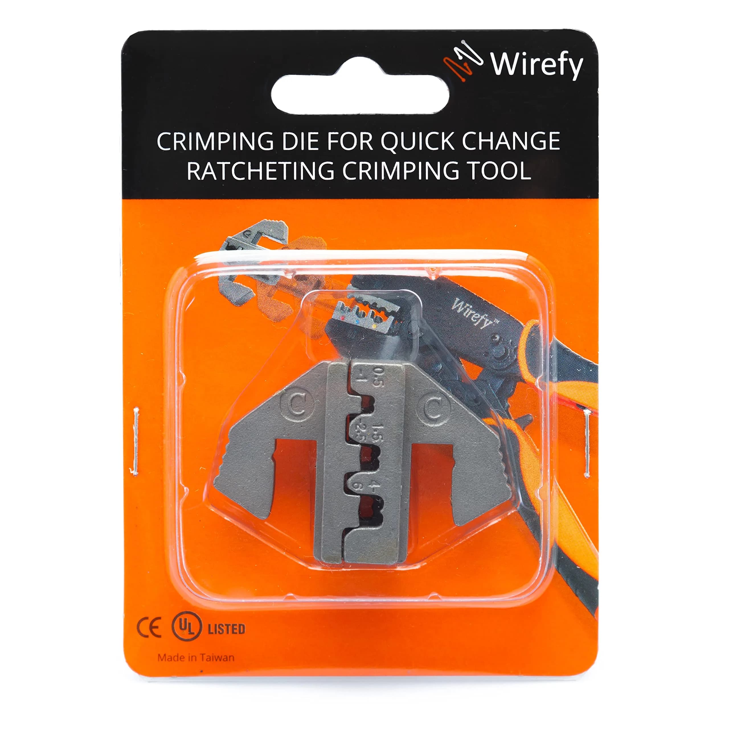 Wirefy Crimping Die for Open Barrel Terminals 20-10 AWG | Precision Magnetic Locking - view 6