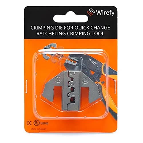 Wirefy Crimping Die for Open Barrel Terminals 20-10 AWG | Precision Magnetic Locking thumbnail 6
