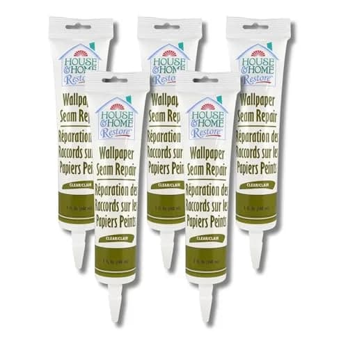 Red Devil Wallpaper Adhesive Paste 148ml (5 oz) 5-Pack | Bonds Wallpaper Seams for Kitchens & Baths thumbnail 1