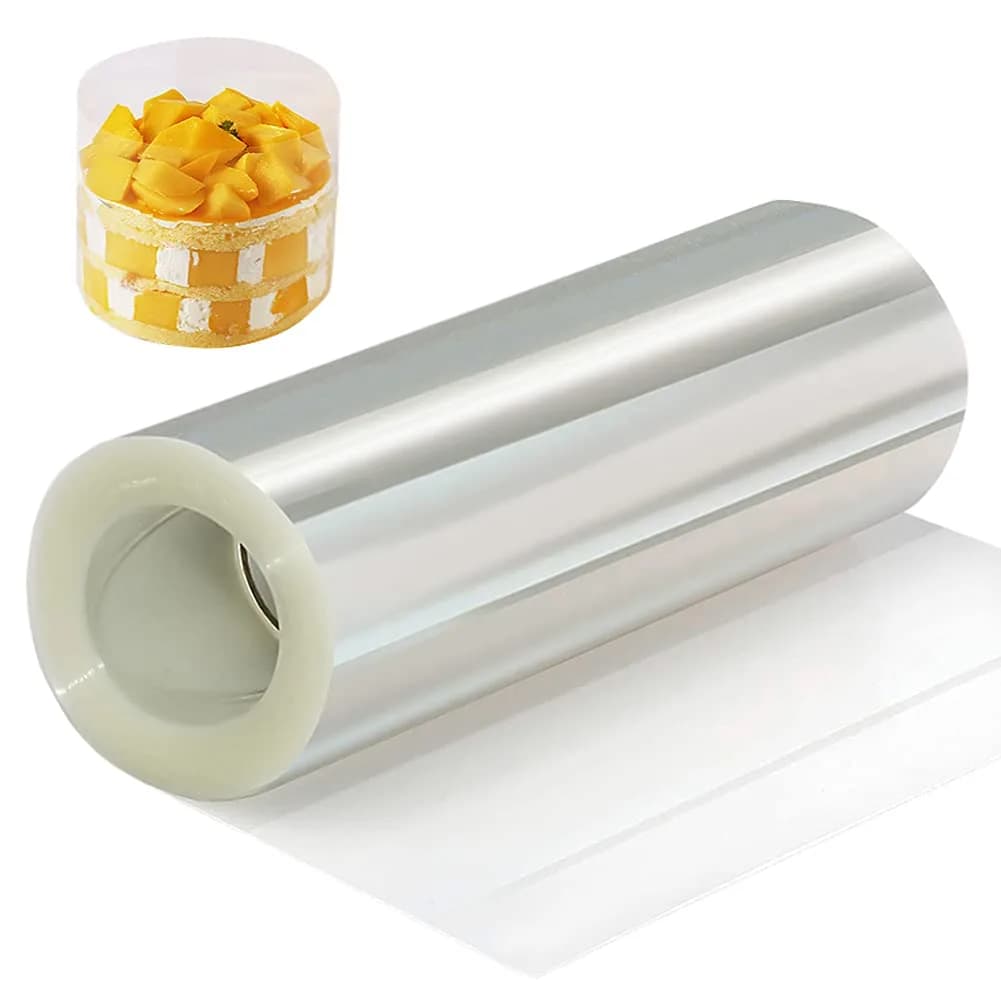 YQL Cake Collar 6x394 Inch | Transparent Acetate Sheets for DIY Baking