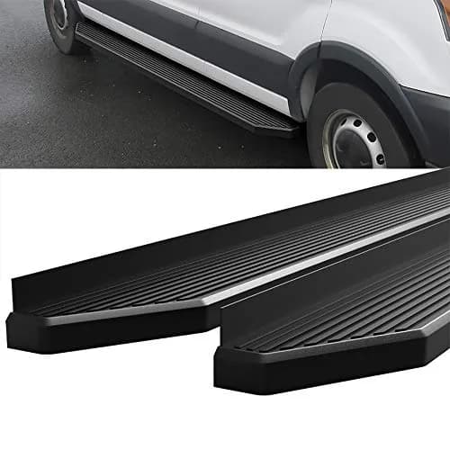 HD Ridez iRunning Board OE Low Profile Black for Transit 2015-2026 | Durable Stainless Steel, Factory-Fit Design thumbnail 4