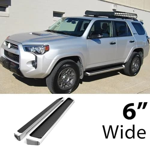 HD Ridez iRunning Boards OE Style for 4Runner SR5 2014-2024 & Trail 10-16 | 6-inch Aluminum Full-size SUV Step thumbnail 2