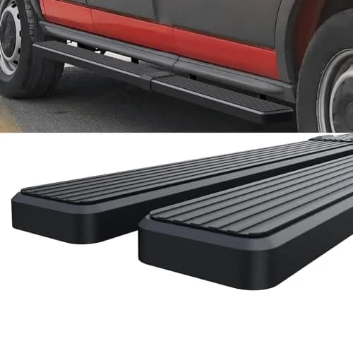 HD Ridez Stainless Steel Running Board 5" Black | Rust-Resistant Full Size Van Step thumbnail 4